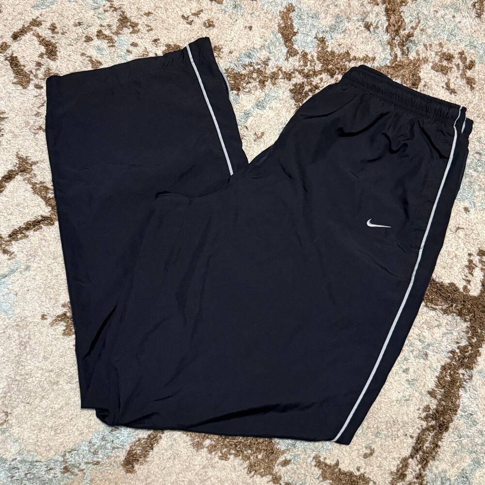 Vintage 2000s Nike Track Pants Size 2XL Black/Gray Y2K